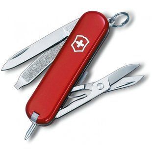 Швейцарський розкладний ніж Victorinox Signature (58мм 7 функцій) червоний (0.6225)