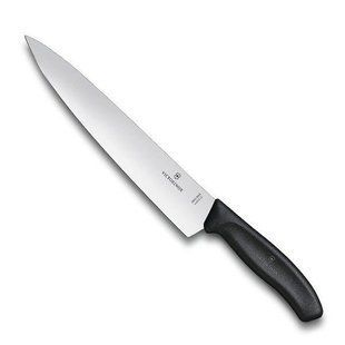 Ніж побутовий, кухонний Victorinox Swissclassic (лезо: 220мм), чорний, блістер 6.8003.22B