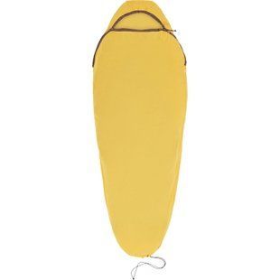 Вкладиш в спальник Sea to Summit Reactor Sleeping Bag Liner, Sulfur Yellow, Standart, Mummy w/ Drawcord, 198 см (STS ASL031061-190906)