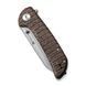 Ніж складаний Sencut Fritch, Dark Brown (S22014-3)