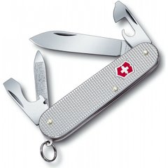Швейцарский складной нож Victorinox Cadet Alox (84мм 9 функций) серебренный 0.2601.26