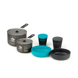 Набір посуду Alpha Cookset 2.2 від Sea To Summit, Pacific Blue/Grey (STS AKI5004-03122104)