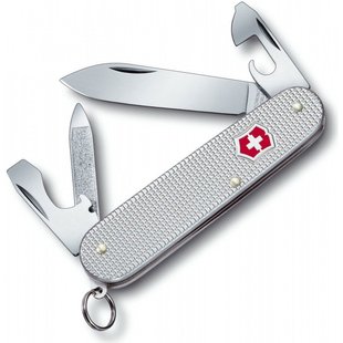 Швейцарський розкладний ніж Victorinox Cadet Alox (84мм 9 функцій) срібний 0.2601.26