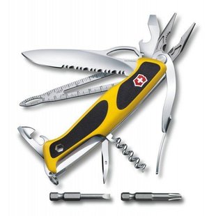 Швейцарский складной нож Victorinox Rangergrip Boatsman (130мм 21 функций) желтый 0.9798.МWC8