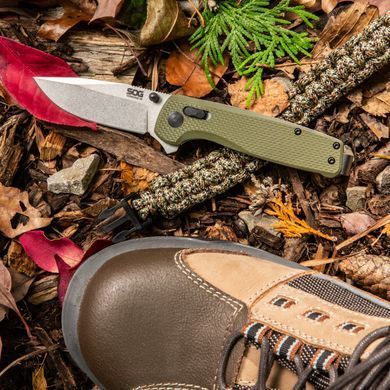 Складной нож SOG Terminus XR G10, Olive Drab, box (SOG TM1022-BX)