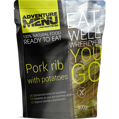 Свинные ребрышки с отварным картофелем Adventure Menu Pork rib with potatoes (AM 686)