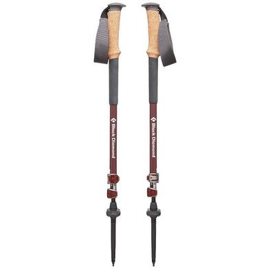 Трекінгові телескопічні палки жіночі Black Diamond W Alpine Carbon Cork, 63-125 см, Picante (BD 112198.0000)