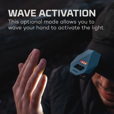 Фонарь налобный Nebo Einstein Cap 50 люмен (NB NEB-HLP-0004-G)