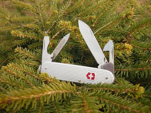 Швейцарский складной нож Victorinox Cadet Alox (84мм 9 функций) серебренный 0.2601.26