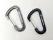 Набір алюмінієвих карабінів Base Camp Delta 7 Wire Set, 2 шт, Black/Grey (BCP 60915)