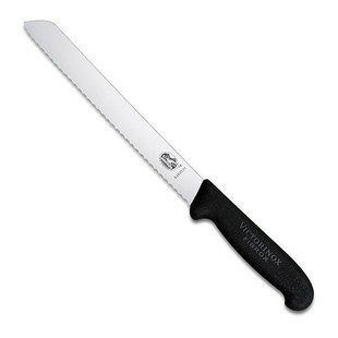 Ніж побутовий, кухонний Victorinox Fibrox (лезо: 210мм), чорний 5.2533.21