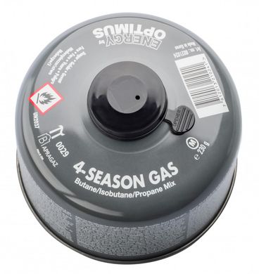 Різьбовий газовий балон зимовий Optimus 4-Season Gas, M, 230 г (8021024)