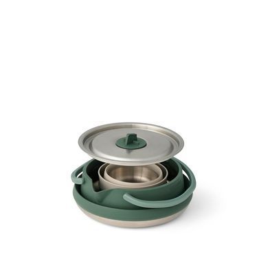 Набор посуды Sea to Summit Detour Stainless Steel Kettle Cook Set, на 2 персони (STS ACK026031-122102)