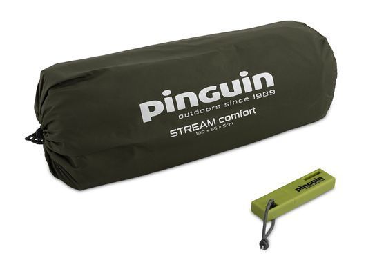 Надувний килимок Pinguin Stream Comfort, 190x55x5см, Blue