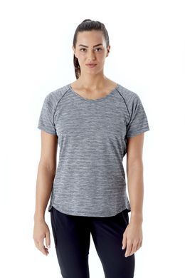 Футболка жіноча Rab Wisp Tee Wmns, Ebony Marl, 14 (RB QBL-12-EM-14)