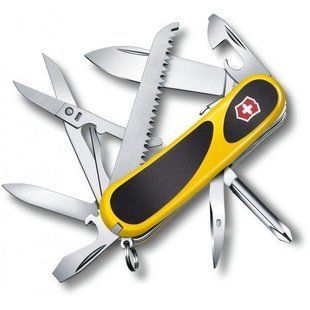Швейцарский складной нож Victorinox Evogrip S18 (85мм 15 функций) желтый 2.4913.SC8