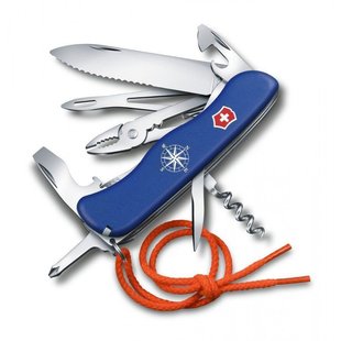 Швейцарський розкладний ніж Victorinox Skipper (111мм 17 функцій) синій 0.8593.2W