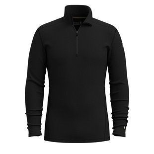 Термофутболка с длинным рукавом мужская Smartwool Men's Classic Thermal Merino Base Layer 1/4 Zip Boxed, Black, M (SW SW002822.001-M)