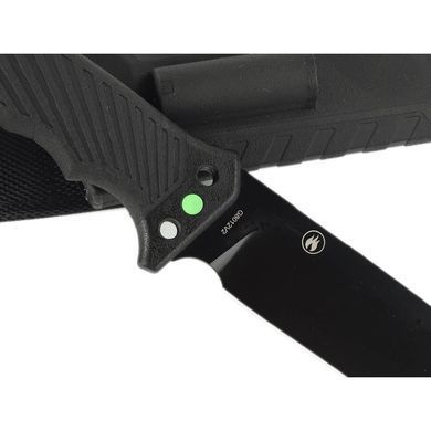 Ніж Ganzo G8012V2 з паракордом, Black (GNZ G8012V2-BK)