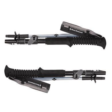 Треккинговые палки Black Diamond Distance FLZ, 105-125 см, Black (BD 112206-125)