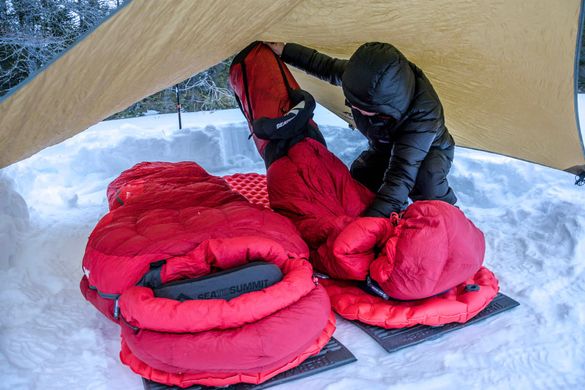 Спальный мешок Alpine ApII (-12/-20°C), 198 см - Left Zip, Fiery Red/Crimson от Sea to Summit (STS AAP2-L)
