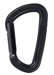Карабін Singing Rock Extasy Straight, Black, (SR K0011BB)