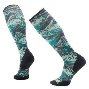 Носки мужские Smartwool Ski Targeted Cushion Green Slopes Print OTC, Black, L (SW SW002487.001-L)