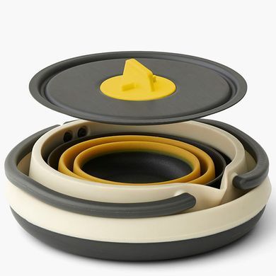 Набор посуды Sea to Summit Frontier UL Collapsible Kettle Cook Set w/Sack с чехлом, на 2 персоны (STS ACK025031-122104)