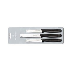 Набір кухонних ножів Victorinox (3 предмета), чорний 5.1113.3