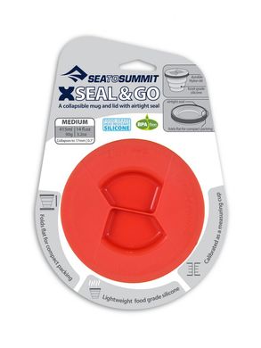 Миска складна з кришкою X-Seal & Go, Red, 415 мл від Sea to Summit (STS AXSEALMRD)