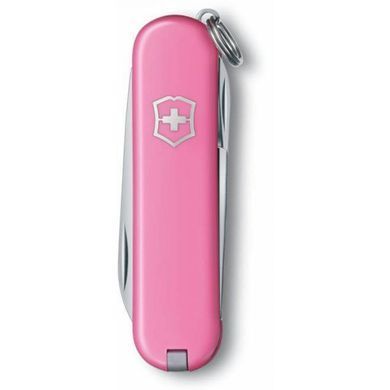 Швейцарський розкладний ніж Victorinox Classic SD (58мм 7 функцій) рожевий (0.6223.51)