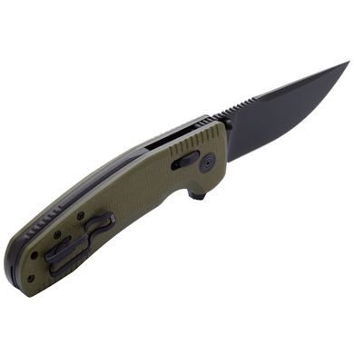 Складной нож SOG TAC XR, OD Green/Straight Edge (SOG 12-38-02--41)