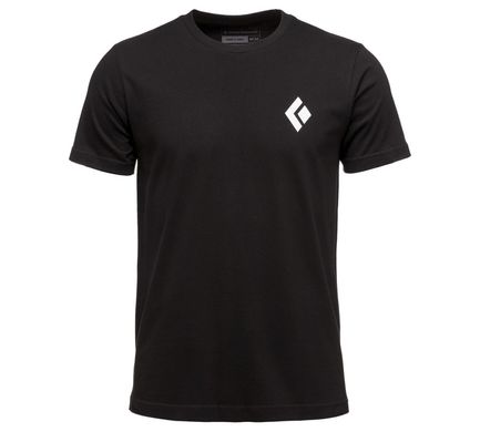 Футболка мужская Black Diamond M SS Equipment For Alpinist Tee, Black, L (BD YL4X.015-L)