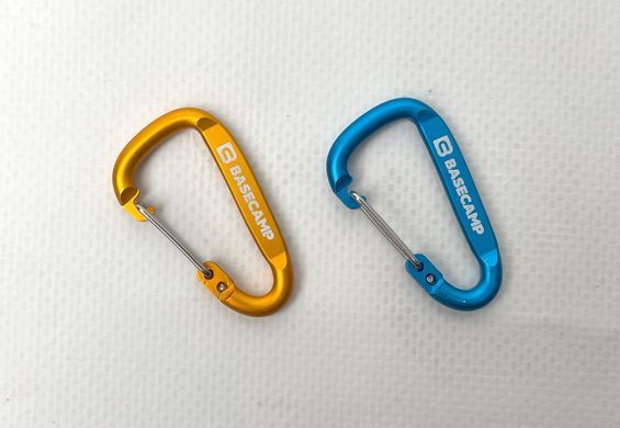 Набір алюмінієвих сервісних карабінів Base Camp Delta 4 Wire Set 2, 2 шт, Blue/Orange (BCP 61316)