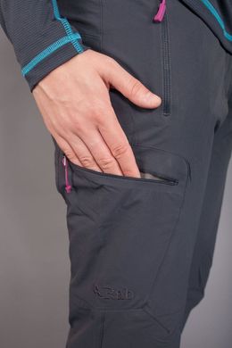 Штани жіночі Rab Sawtooth Pants wmns, Beluga, S/10 (QFT-31-BE-10)