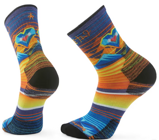 Носки мужские Smartwool Hike Targeted Cushion Open Heart Print Crew, Multi Color, S (SW SW002942.150-S)