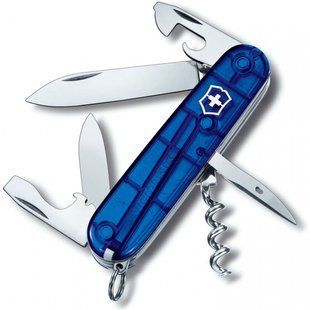 Швейцарский складной нож Victorinox Spartan (91мм 12 функций) синий прозрачный (1.3603.Т2)