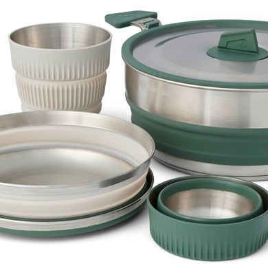 Набір посуду Sea to Summit Detour Stainless Steel One Pot Cook Set, на 2 персони (STS ACK026031-122103)