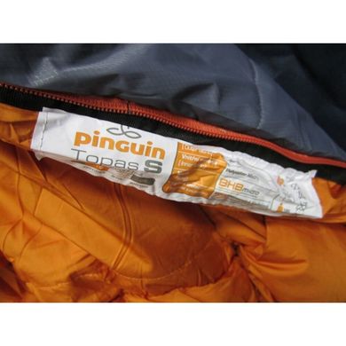 Спальный мешок Pinguin Topas 185 BHB Micro Grey, Left Zip (PNG 206.185.Grey-L)