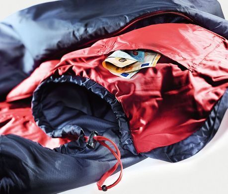 Спальный мешок Deuter DreamLite, Long, Navy Cranberry, Left Zip (DTR 3703021.3524-1-L)
