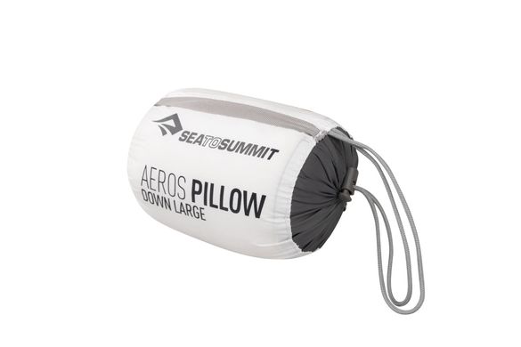 Надувная подушка з пухом Aeros Down Pillow, 12х42х28см, Grey от Sea to Summit (STS APILDOWNLGY)