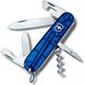 Швейцарский складной нож Victorinox Spartan (91мм 12 функций) синий прозрачный (1.3603.Т2)