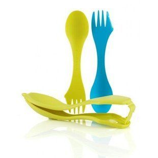 Ложки в чехле Light My Fire Sporks'n Case 2 Cyan Blue/Lime (LMF 41444313)