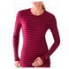 Термофутболка женская Smartwool Midweight Pattern Crew Wine Heather, р.L (SW 226.104-L)