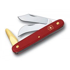 Складной нож садовый мультитул Victorinox (100мм 3 функции) красный 3.9116