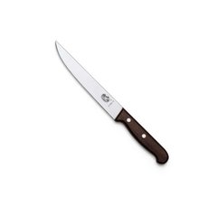 Нож бытовой, кухонный Victorinox Wood Carving с серрейт. лезвием (лезвие: 180мм), дерево 5.1930.18