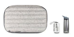 Надувна подушка с пухом Aeros Down Pillow Deluxe, 12х59х38см, Grey від Sea to Summit (STS APILDOWNDLXGY)