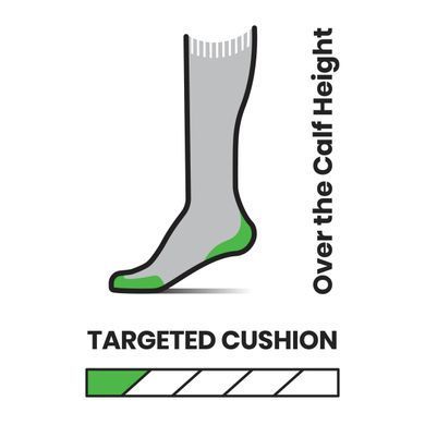 Шкарпетки чоловічі Smartwool Ski Targeted Cushion Explorer Print OTC, Deep Navy, L (SW 002897.092-L)