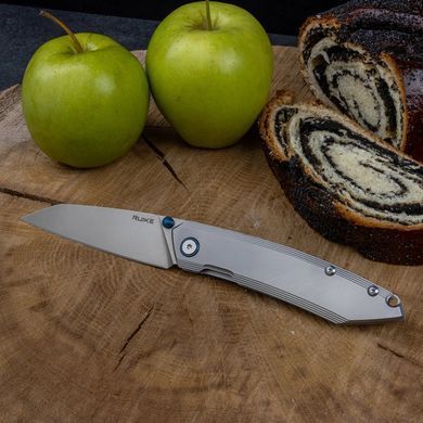 Ніж складаний Ruike P831-SF, Silver (6942870370576)