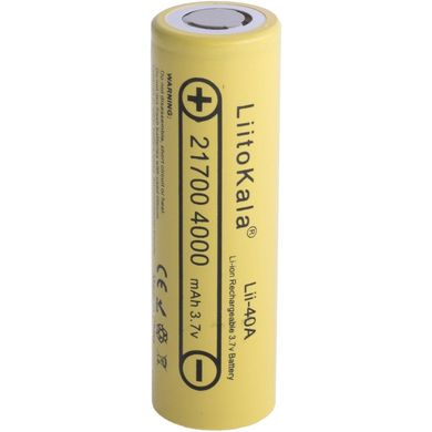 Аккумулятор LiitoKala Lii-40A, 21700, 4000mAh (Lii-40A)